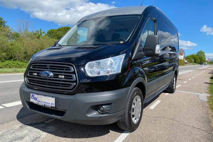 Sort Ford Transit 350 L3 Van fra 2017