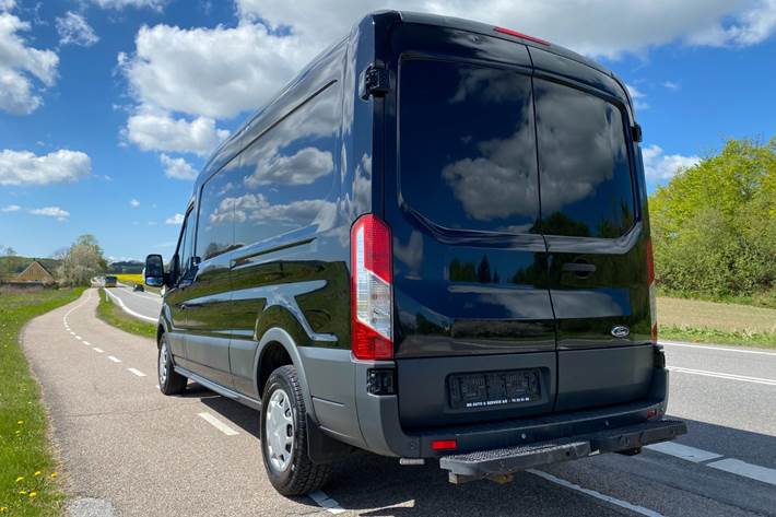 Sort Ford Transit 350 L3 Van fra 2017