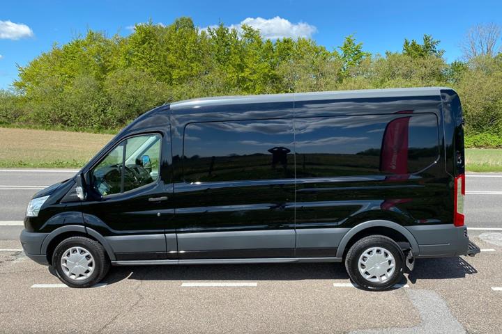 Sort Ford Transit 350 L3 Van fra 2017