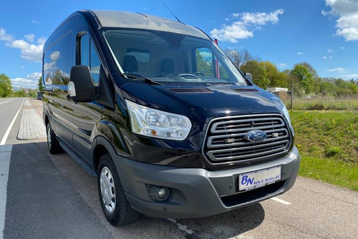 Sort Ford Transit 350 L3 Van fra 2017