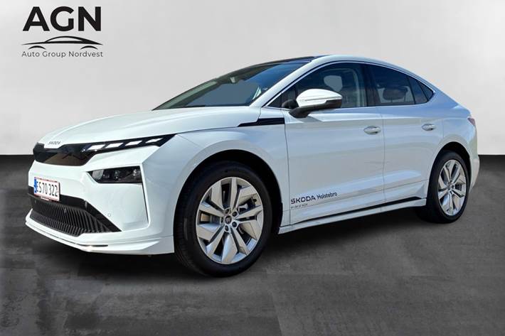 Hvid Skoda Enyaq fra 2026