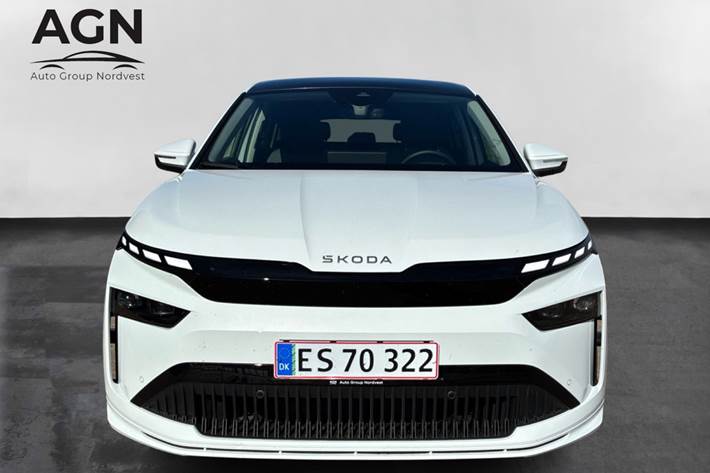 Hvid Skoda Enyaq fra 2026
