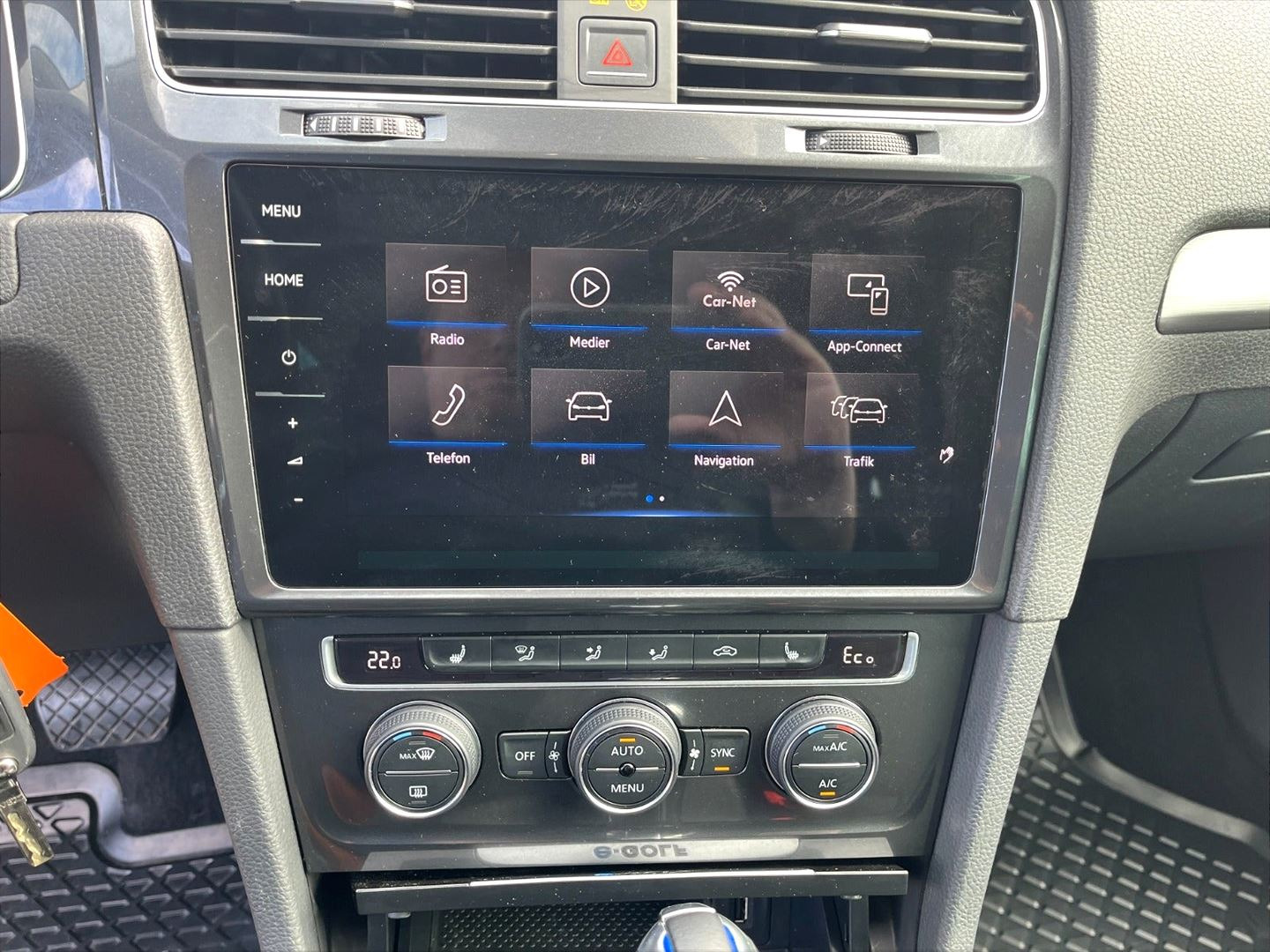 Sort VW e-Golf VII fra 2018