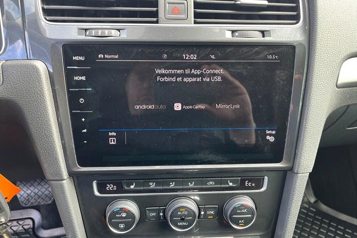 Sort VW e-Golf VII fra 2018
