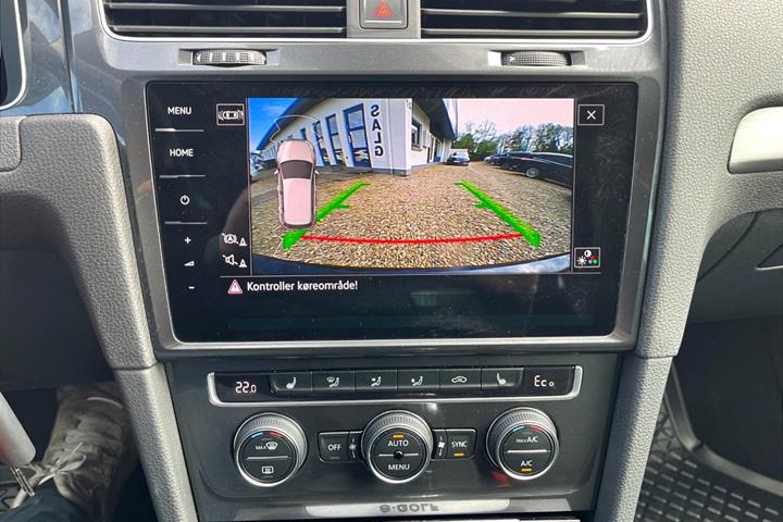 Sort VW e-Golf VII fra 2018
