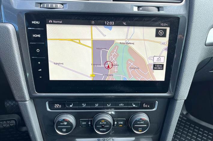 Sort VW e-Golf VII fra 2018