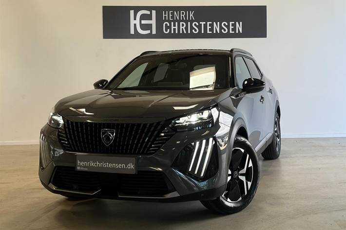 Grå Peugeot e-2008 fra 2023