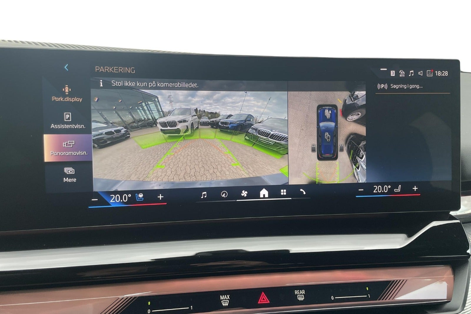 Blå BMW i5 fra 2026