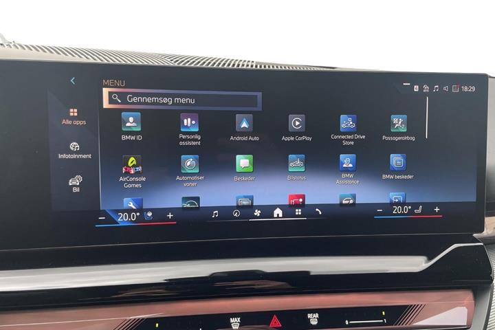 Blå BMW i5 fra 2026
