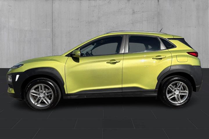 Gul Hyundai Kona fra 2017