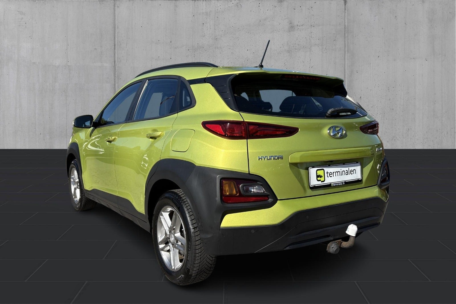 Gul Hyundai Kona fra 2017