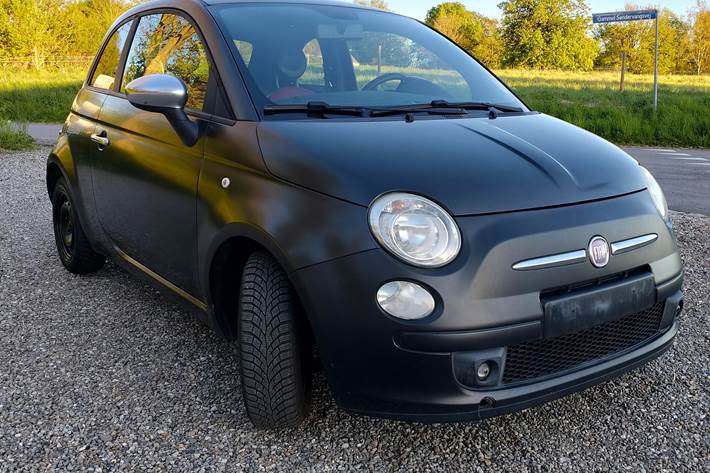 Sort Fiat 500 fra 2011