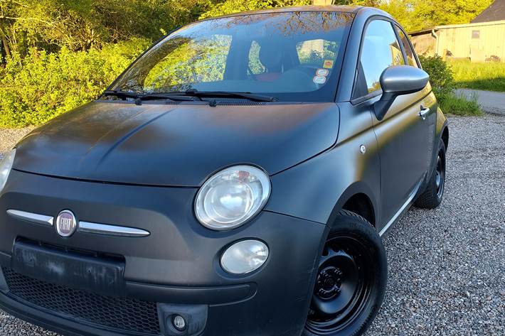Sort Fiat 500 fra 2011