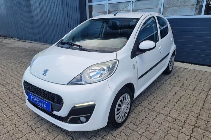 Hvid Peugeot 107 fra 2013