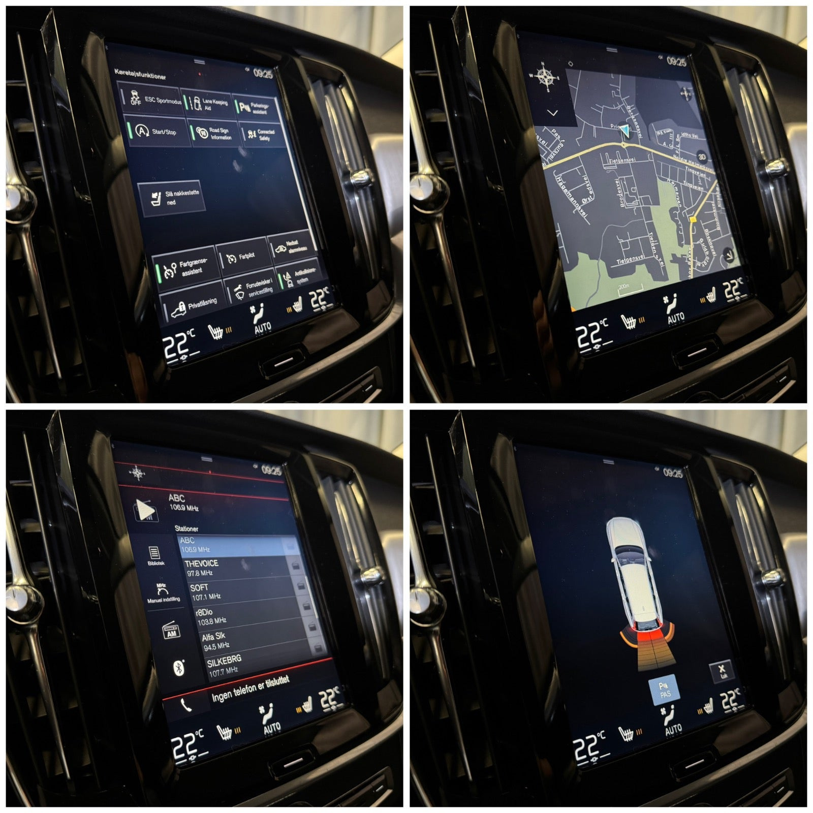 Grå Volvo V90 fra 2017