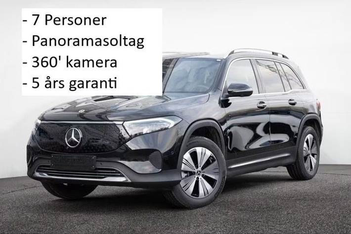 Sort Mercedes EQB250+ fra 2024
