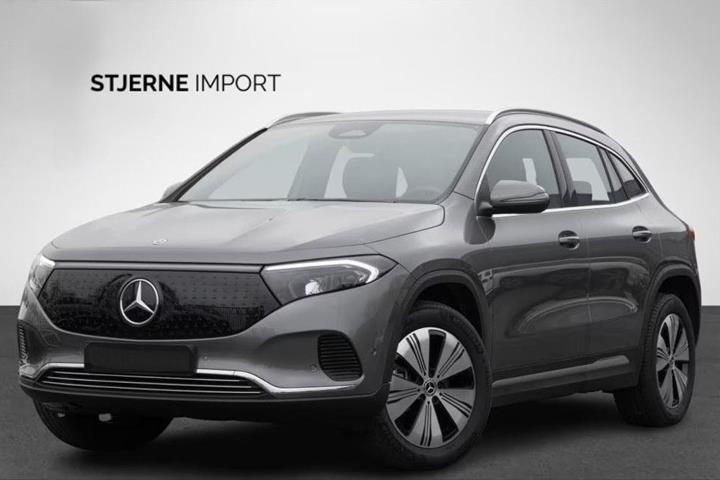 Grå Mercedes EQA300 fra 2024 set udefra