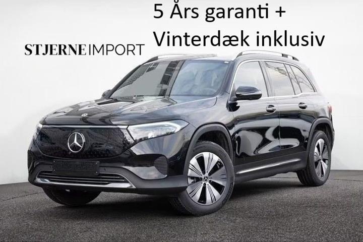 Grå Mercedes EQB250+ fra 2025 set udefra