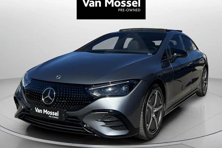 Grå Mercedes EQE350+ fra 2025
