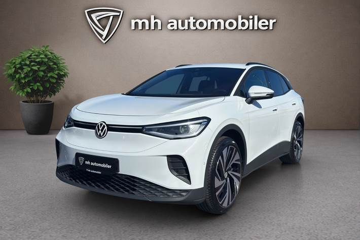Hvid VW ID.4 fra 2025 set udefra