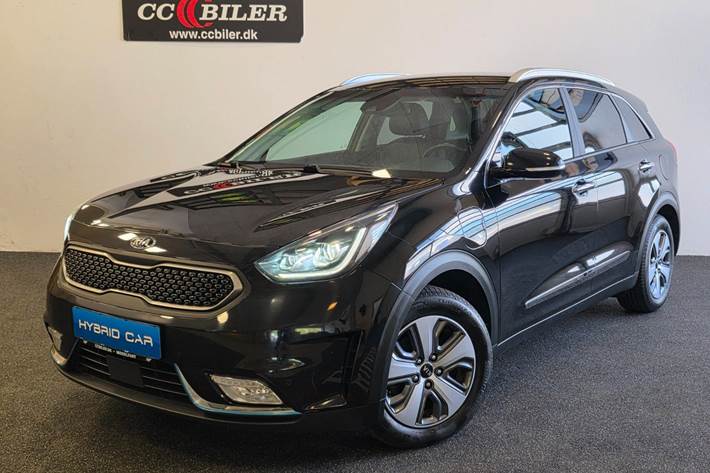 Sort Kia Niro fra 2019 set udefra