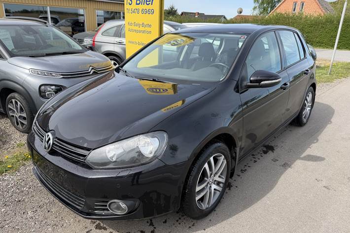 Sort VW Golf fra 2010