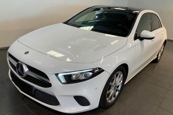 Hvid Mercedes A180 d fra 2018