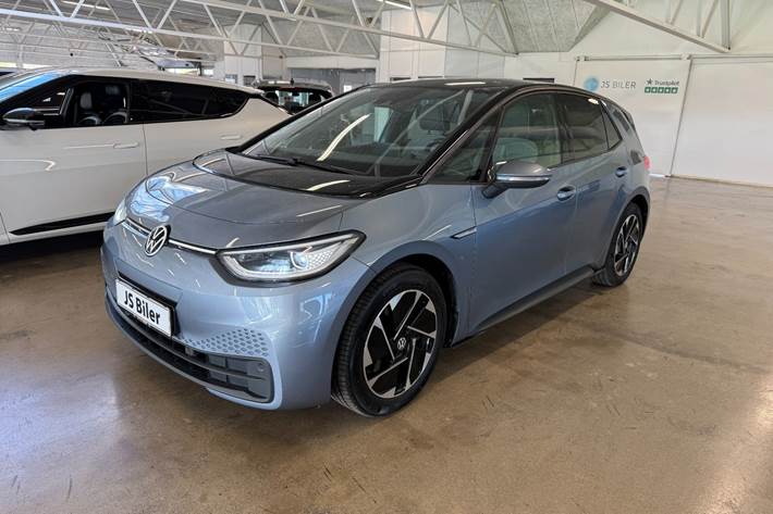 Blå VW ID.3 fra 2021
