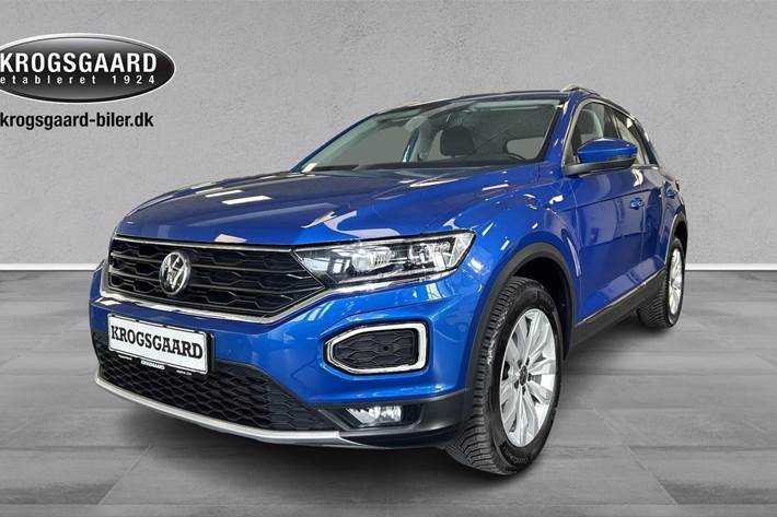 Blå VW T-Roc fra 2021