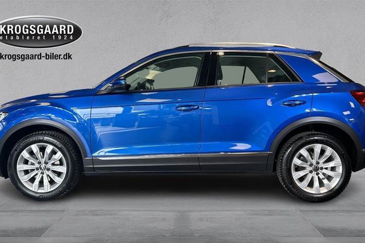 Blå VW T-Roc fra 2021