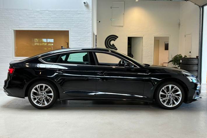 Sort Audi A5 fra 2020