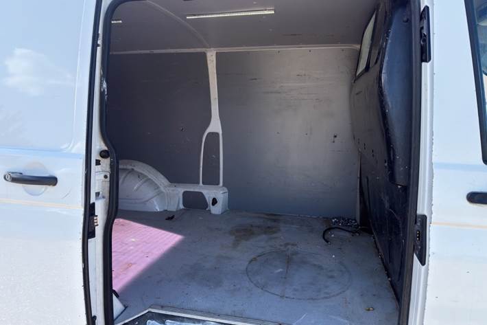 Hvid VW Transporter fra 2011