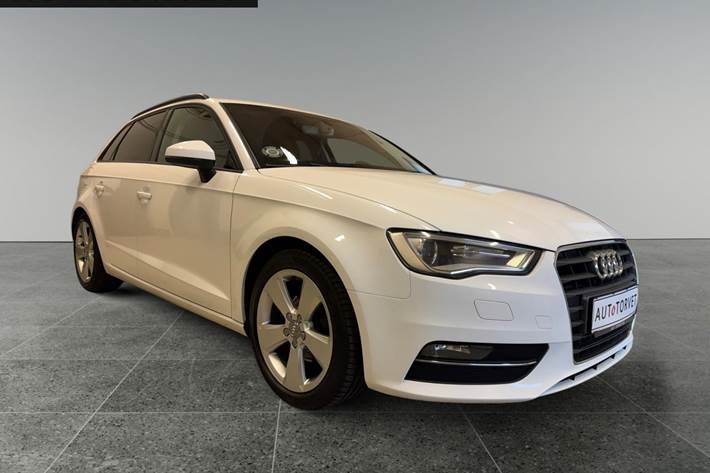Hvid Audi A3 fra 2016