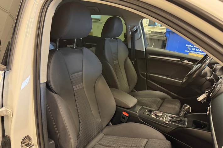Hvid Audi A3 fra 2016