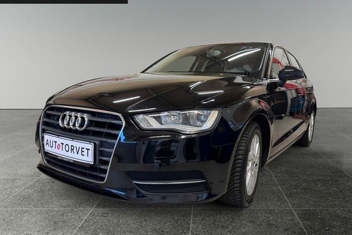 Sort Audi A3 fra 2014