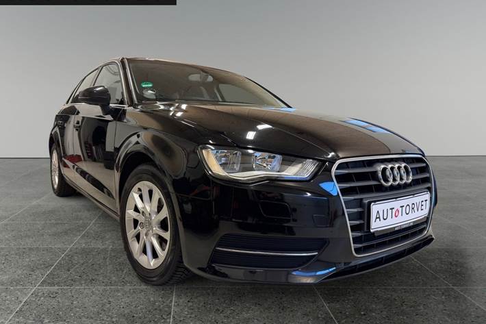 Sort Audi A3 fra 2014