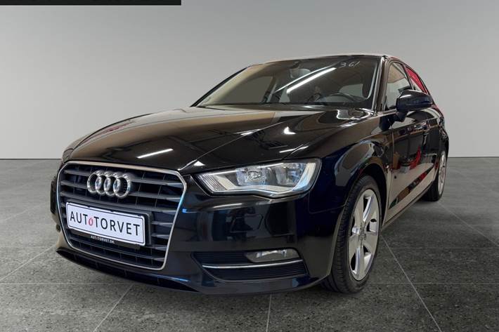 Sort Audi A3 fra 2015
