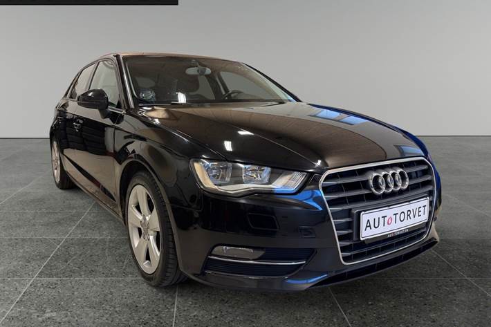 Sort Audi A3 fra 2015