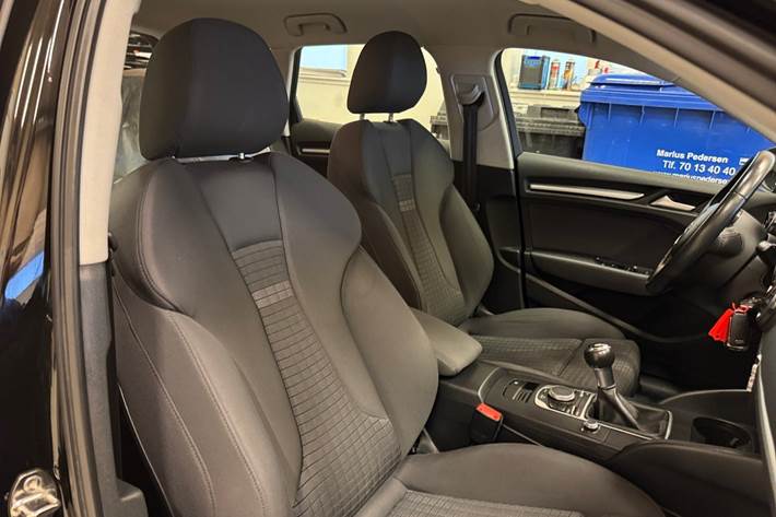 Sort Audi A3 fra 2015