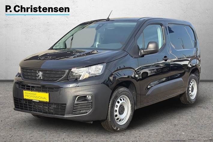 Sort Peugeot e-Partner fra 2024