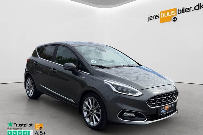 Grå Ford Fiesta fra 2019