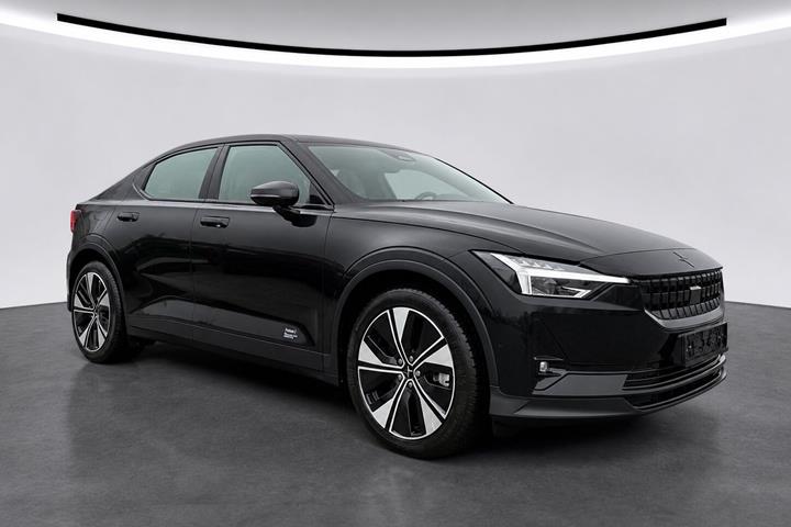 Sort Polestar 2 fra 2022 set udefra