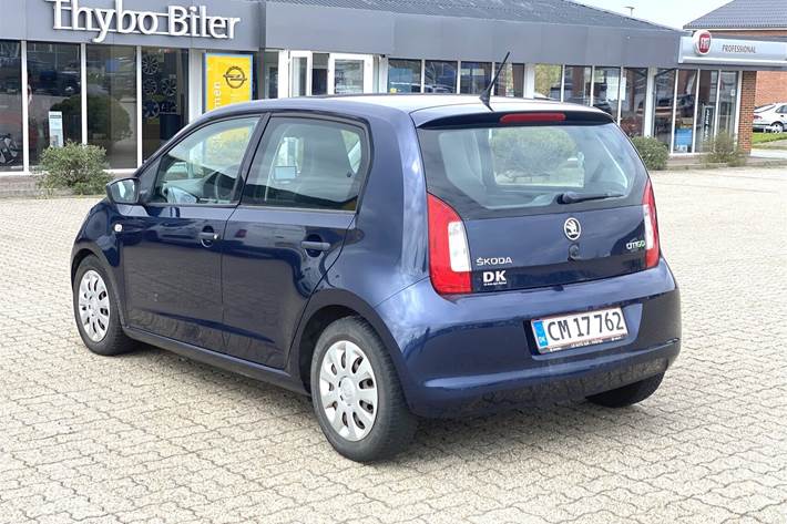 Blå Skoda Citigo fra 2015