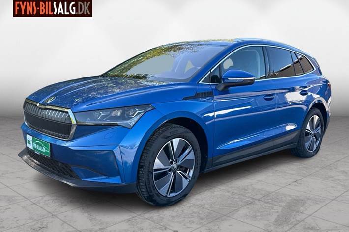 Blå Skoda Enyaq fra 2022