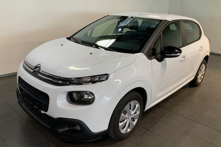 Hvid Citroën C3 fra 2018 set udefra