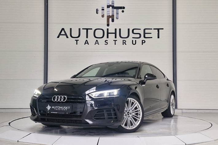 Sort Audi A5 fra 2018