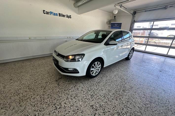 Hvid VW Polo fra 2015