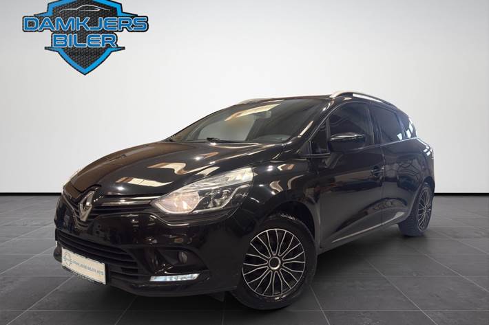 Sort Renault Clio IV fra 2017 set udefra