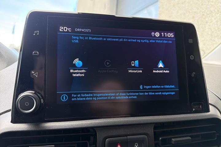 Hvid Peugeot Partner fra 2022