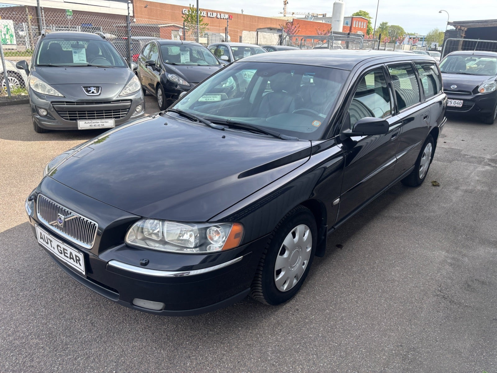 Sort Volvo V70 fra 2005